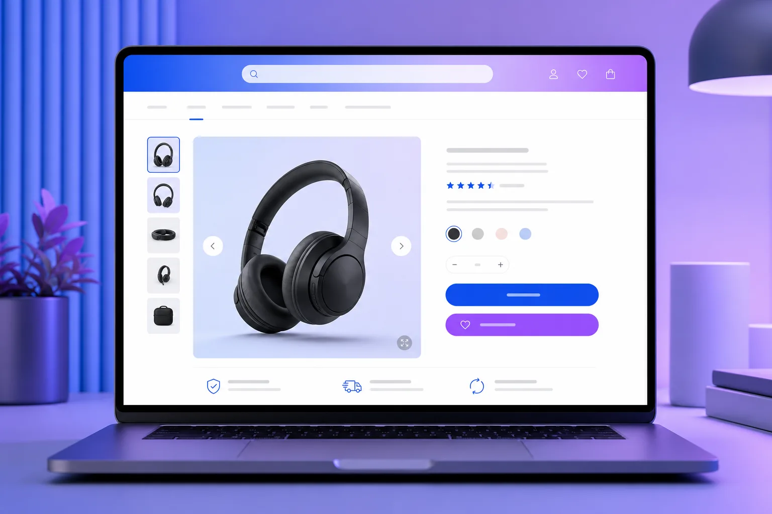 واجهة متجر Shopify بألوان Digilyo